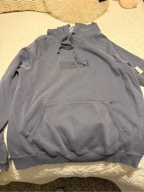 Taylor Swift Dusty Blue The Eras Tour Pullover Hoodie